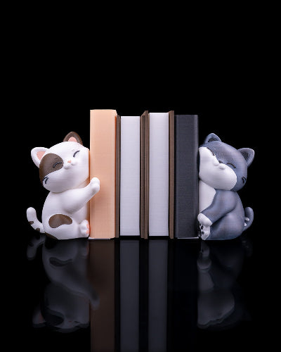 Buchstützen-Set „Schmusekatzen“