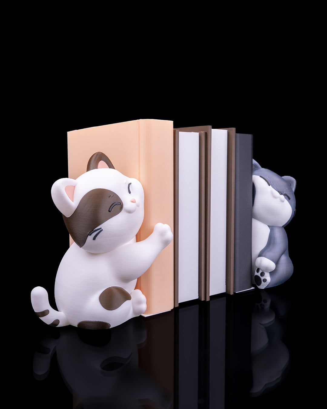 Buchstützen-Set „Schmusekatzen“
