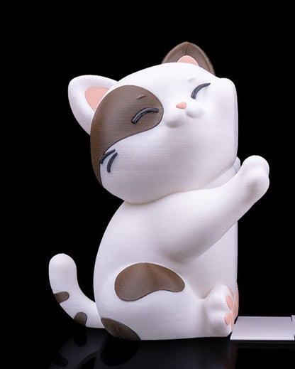 Buchstütze „Schmusekatze Links“