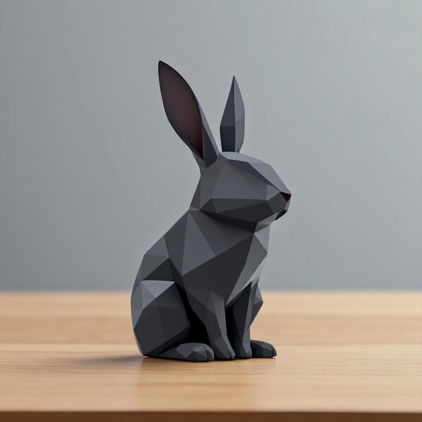 Polygon-Hase – Moderne Dekofigur